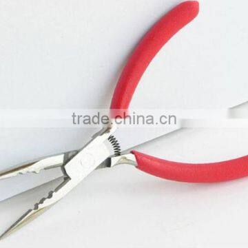 Satin-nickel split ring fishing pliers fishing split ring plier