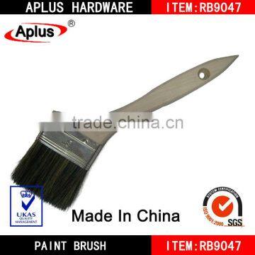 3" black hair paint brush powder paint brush