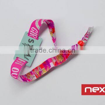 13.56MHz MIFARE Plus S 2K RFID Adjustable Woven Wristband photo-5