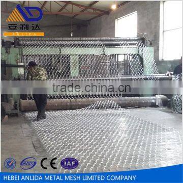 Woven into double stainless steel gabion basket