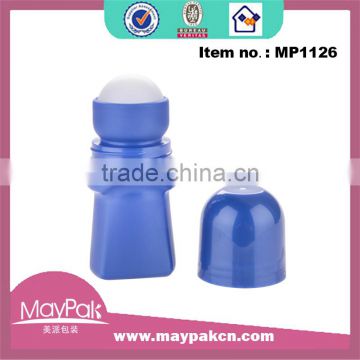 Perfume blue color essential oil roll on bottle