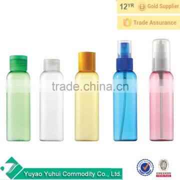 60ml empty round Plastic Bottles, PET bottle with flit top cap plastic bottle