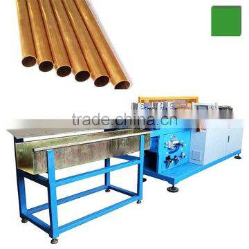 CNC coil copper/brass/aluminum/bundy tube straightening & cutting machine