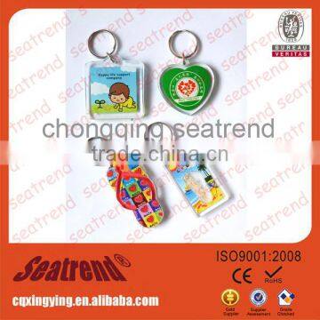 Customized Transparent 67*96Mm Bank Acrylic Fridge Magnet photo-2