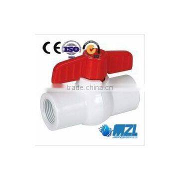 China Factory Cheap BS Standard Thread Pvc Octagonal Ball Valve photo-4