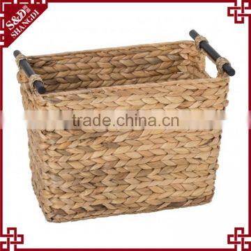 Eco-friendly Hand Woven Baby Toy or Cloth Used Large Straw Baskets With Handles photo-3