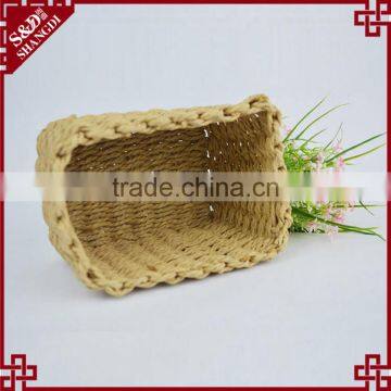Home Decoration Recyclable Paper Rope Handcraft Flower Gift Basket photo-2