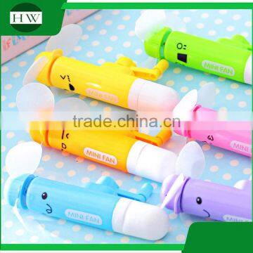 Promotional Wholesale Cheap Funny School Office Stationery Mini Plastic Portable Telescopic Fan Roller Ball Point Pen photo-2