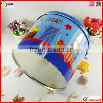 Food Packing Factory Wholesale Metal Popcorn Tin Box Size photo-4
