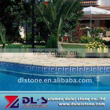 Swimming pool coping decorative stone