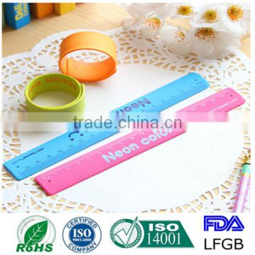 Best selling silicone flexible Rulers/silicone ruler,floding ruler for student