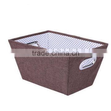 Subuliform Storage Bin With Two Big Built-in Grommet Handles