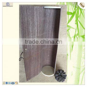 Round Soft Bark Wood Pen Case Tube Box