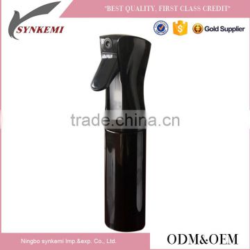 300ml Colorful cosmetic continuous fine mist spray bottles