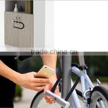 Newest Intelligent Security Bicycle Lock Ultrasonic Tire Lock Keyless Electric U-lock photo-6
