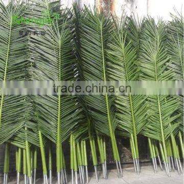 SJLJ013781 Guangzhou Factory Direct Selling Artificial Foliage Leaves High Simulation Artificial Palm Tree Leaves photo-3