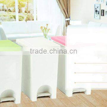 Wholesale Stock Small Order Rectangle Coverd Garbage Can photo-2