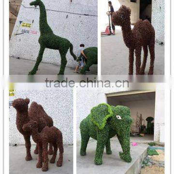 cheap wholesale artificial green sculpture simulation animal decoration plant