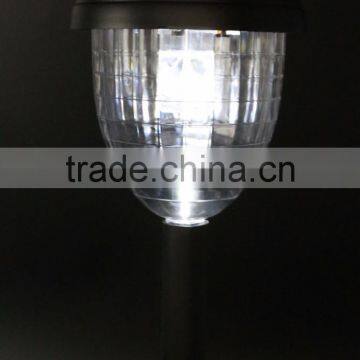 2pk Plastic Solar Led Garden Pathway Landscape Lawn Stake Light photo-3