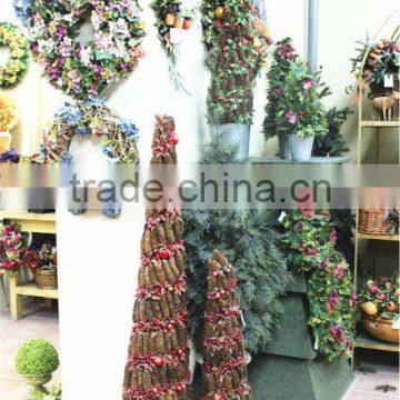 mini / huge artificial christmas pine tree / ring / flower for home / hotel / office (new christmas combination of Este-012 )