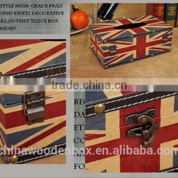 2015 Hot Sell Wooden Colorful Tissue Box Colorful photo-2