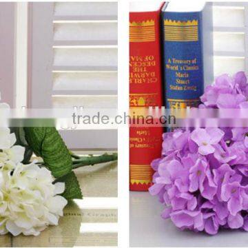 42cm Artificial Hydrangea Flowers 6heads Fake Silk Hydrangea Flowers photo-5