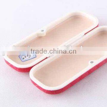Diamond Design PU Cover Glasses Box With Magnet/glasses Case photo-5
