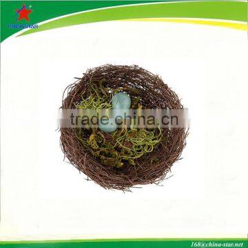 natural wicker bird nest