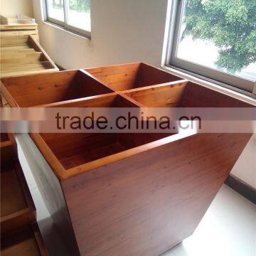 High Quality Wooden Rice Fruit Vegetable Storage Rack