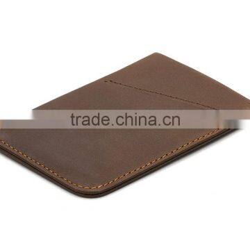 Leather Card Sleeve Wallet