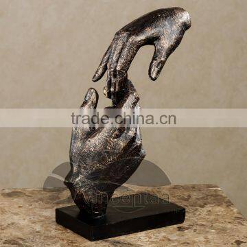 Popular Design Art Decoration Metal Craft Bronze Hand Sculpture photo-3
