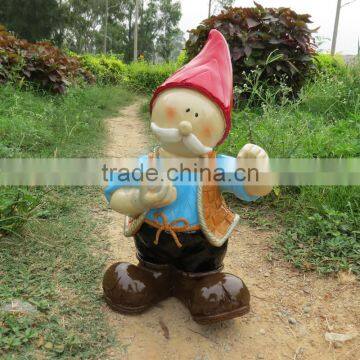 Outdoor Garden Decoration Resin Craft Fiberglass Santa Claus Statue photo-2
