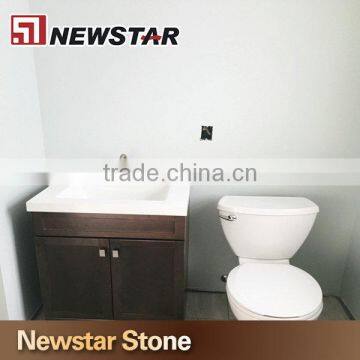 Newstar White Marble Vanity Top China Supplier For Hotel Bathroom photo-2