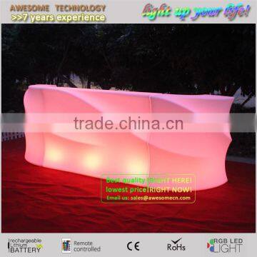 Plastic Material Colourful LED Furniture for Nightclub / Nightclue Brothel Furniture With Led Lights photo-2