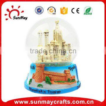 Resin Mini Glass Snow Globe of Paris Snow Globe Souvenir photo-2