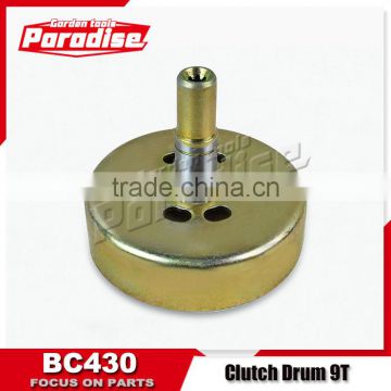 43CC 52CC Gasoline Grass Trimmer Clutch Drum with 9 Teeth