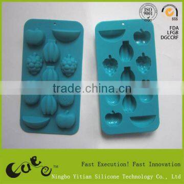 New design Silicone fruit shape chocolate mold / candy mould