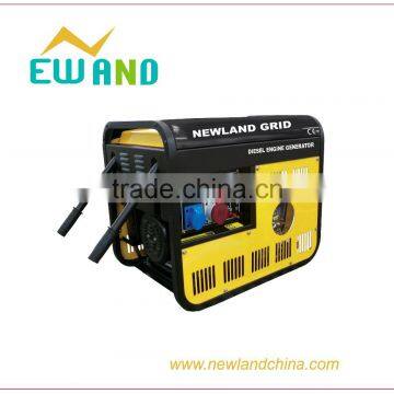 electro alternator generator 220v single phase 5kva diesel engine single cylinder