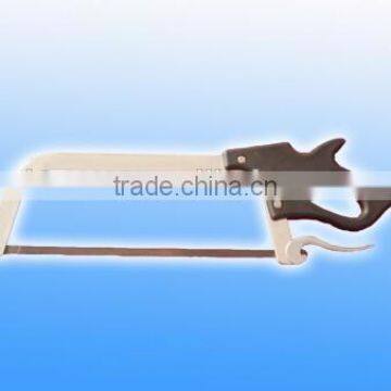 manual meat saw with stainless steel blade / hand butcher saw