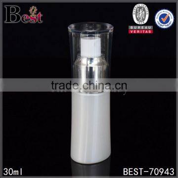 white serum pump 30ml plastic bottle high quality serum plastic bottle 30ml wholesale
