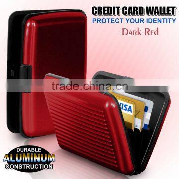 Aluminum Metal Waterproof Box Case Business Credit Card Holder Wallet photo-5