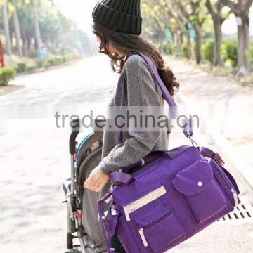 Outdoor Nylon Mommy Organizer Best Baby Diaper Bags photo-5