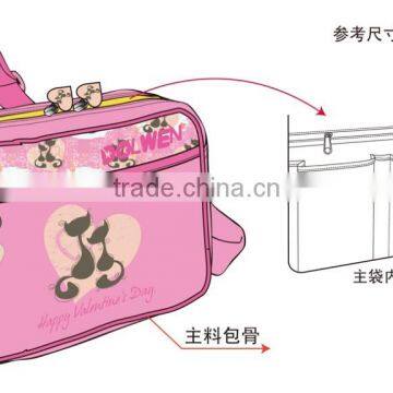 Customized printed school messenger bag for students