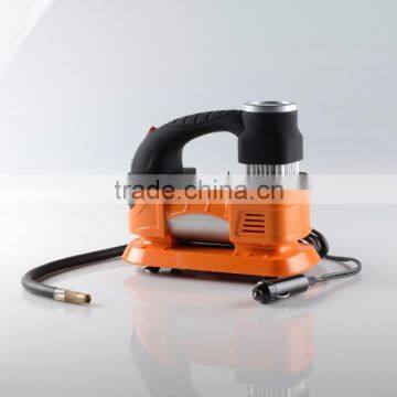 S80325 12V Car Auto DC tire pump / tyre inflator / car air compressor with LED light oil free