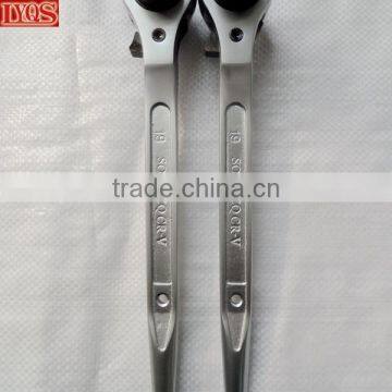 Steel Forged Tapered CRV Bi Hex Socket Scaffolding Ratcheting Spanners photo-6