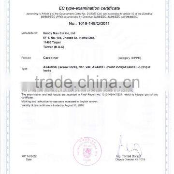 Big Gate Open Twist Lock Rock Climbing Carabiner With CE Certificate photo-6