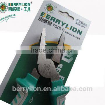 Berrylion Chrome Vanadium Steel Combination Pliers 7"/175mm Polished Plier