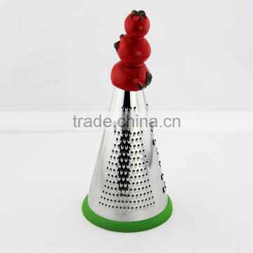 Wholesale tomato statue stianless steel 10 inch cassava grater