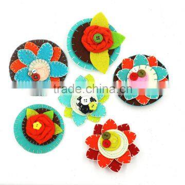 2017 Boutique custom flower vintage Women Non-woven Fabrics Brooch