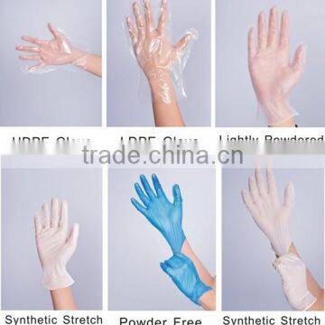 Factory Manufactured Disposable Vinyl Gloves